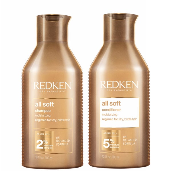 Redken All Soft Duo zestaw do pielęgnacji włosów suchych i łamliwych (2 produkty)