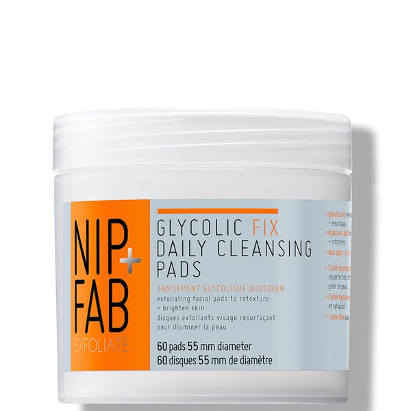 NIP+FAB Glycolic Fix Daily -puhdistusliinat - 60 liinaa