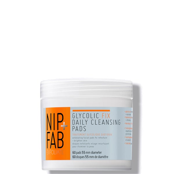 NIP + FAB Glycolic Fix Daily Cleansing Pads – 60 st.
