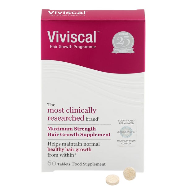 Viviscal Biotin and Zinc Hair Supplement Tablets for Women - 60 Tablets (2 Month's Supply)