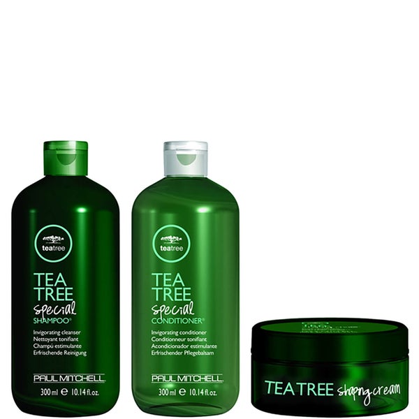 Paul Mitchell Tea Tree Special Shampoo, Conditioner and Shaping Cream Trio
