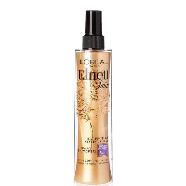 L'Oreal Paris Elnett Satin Heat Protect Spray - Straight (170 ml)