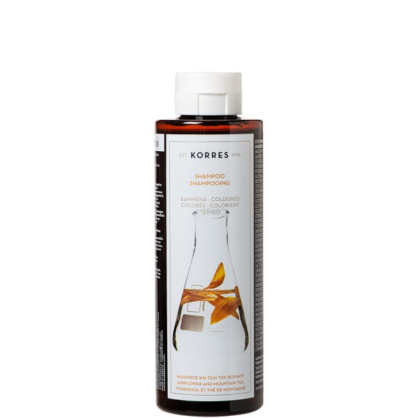 KORRES Natural Sunflower and Mountain Tea Shampoo for Coloured Hair 250ml