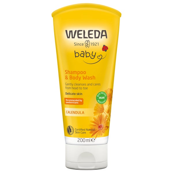 Weleda Calendula Shampoo & Body Wash 200ml