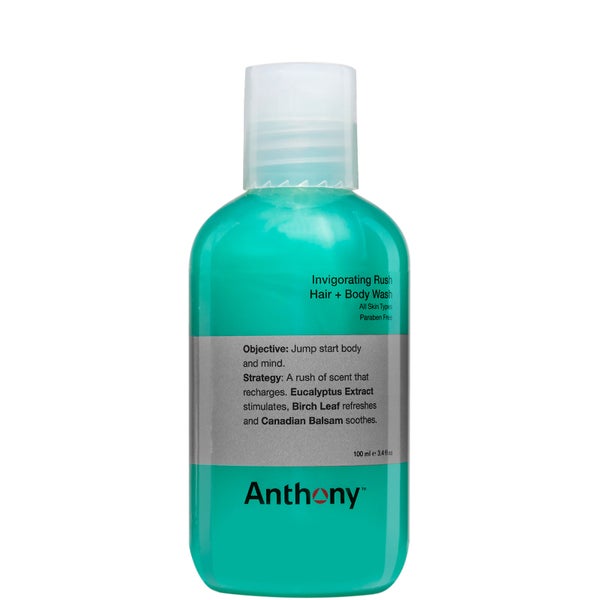 Anthony Invigorating Rush Hair and Body Wash 100ml