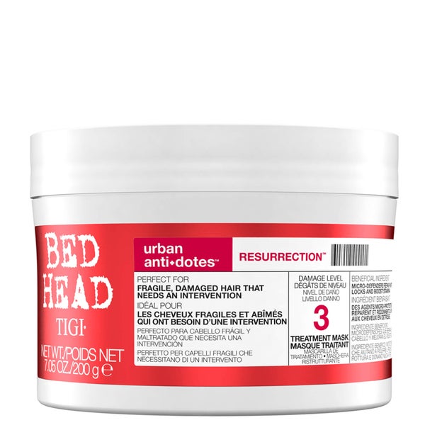 Маска для сильно поврежденных волос, 3 TIGI Bed Head Urban Antidotes Resurrection Treatment Mask (200 г)