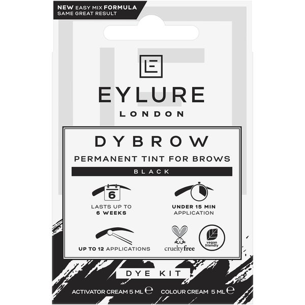 Zestaw do henny brwi Eylure Pro-Brow Dybrow – Black