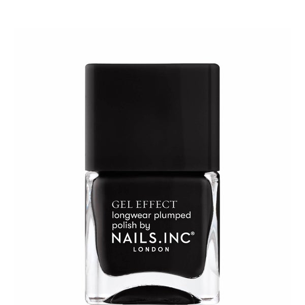 nails inc. Black Taxi Gel Effect Nail Varnish (14 ml)