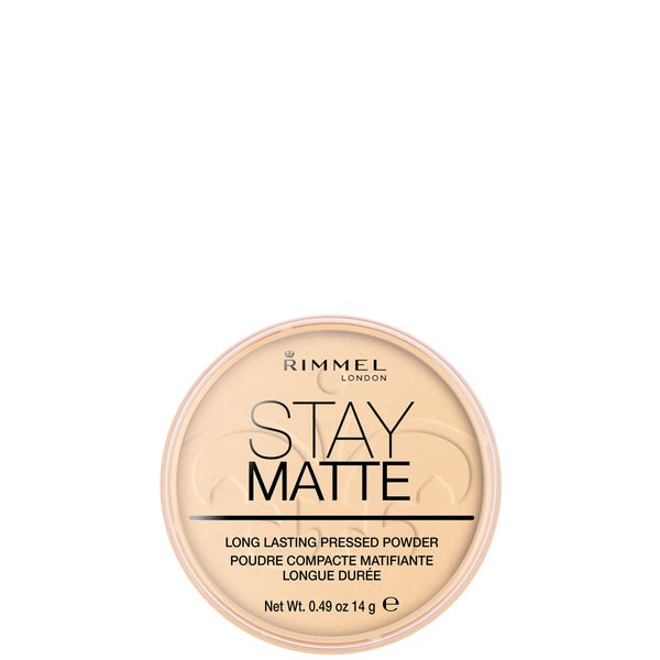 بودرة Stay Matte المضغوطة من Rimmel - لون شفاف
