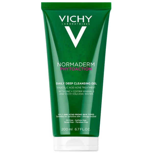 Vichy Normaderm PhytoAction Daily Deep Cleansing Gel Acne Wash (Various Sizes)