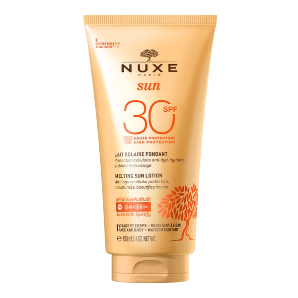 Солнцезащитный лосьон для лица и тела  NUXE Sun Face and Body Delicious Lotion SPF 30 (150 мл)
