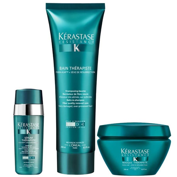Kérastase Resistance Therapiste  trio shampooing (250ml), masque (200ml) et sérum (30ml)