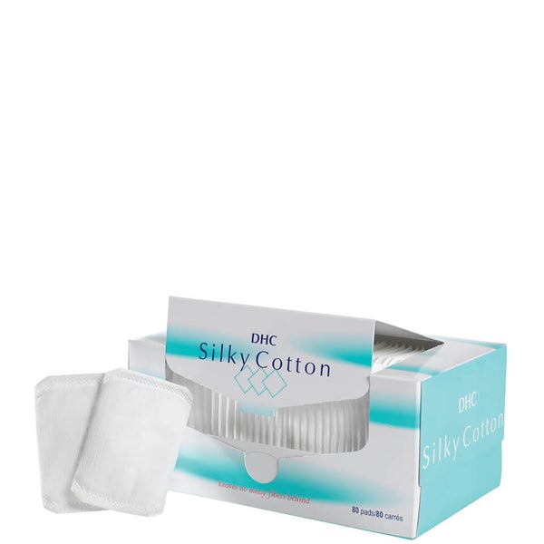 DHC Silky Cotton Cosmetic Pads (80 Stück)