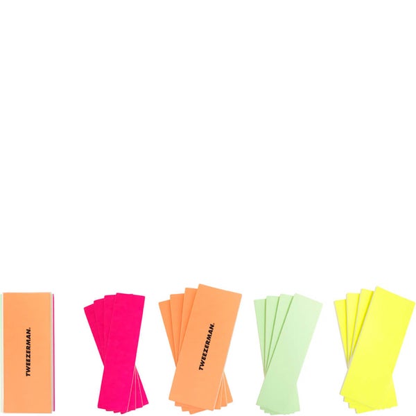 Полировка для ногтей с сменными блоками Tweezerman Neon Hot File, Buff, Smooth & Shine Block