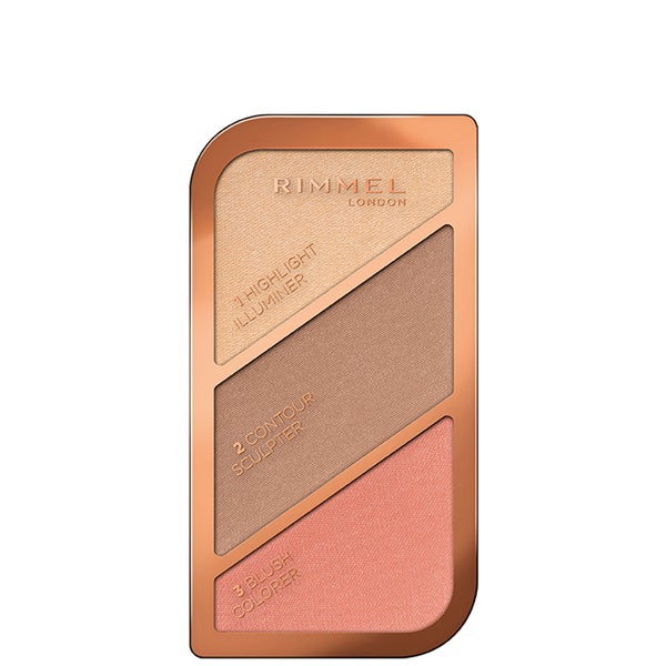 พาเลตไฮไลท์หน้า Rimmel Sculpting Highlighter Palette - 002 18.5 ก.