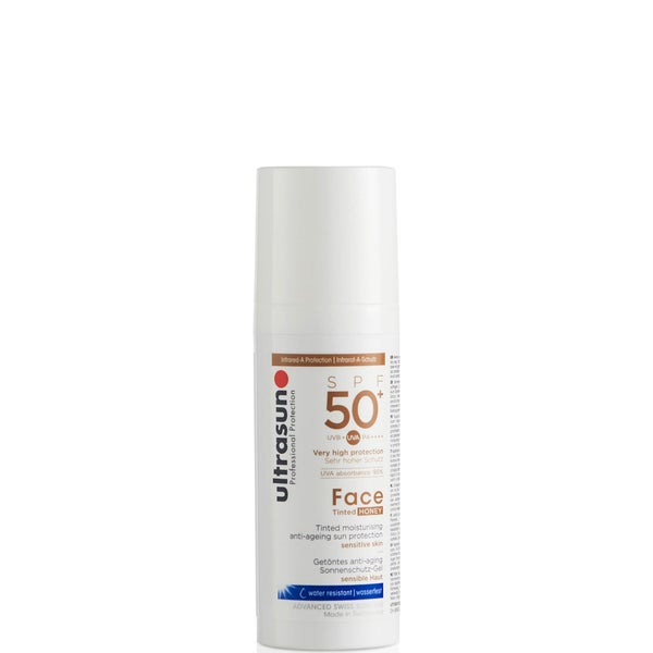 كريم الشمس الملون للوجه من Ultrasun بعامل وقاية من الشمس 50+ (ظلال متنوعة)