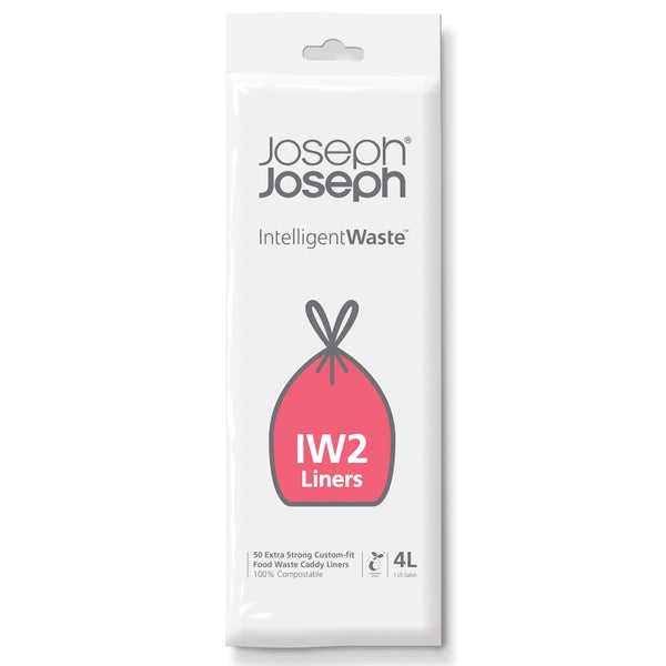 Joseph Joseph IW2 4 Litre Biodegradable Waste Caddy Liners (50 Pack)
