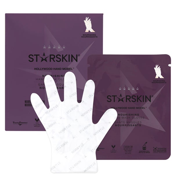 Питательная тканевая маска для рук STARSKIN Hollywood Hand Model™ Nourishing Double-Layer Hand Mask Gloves