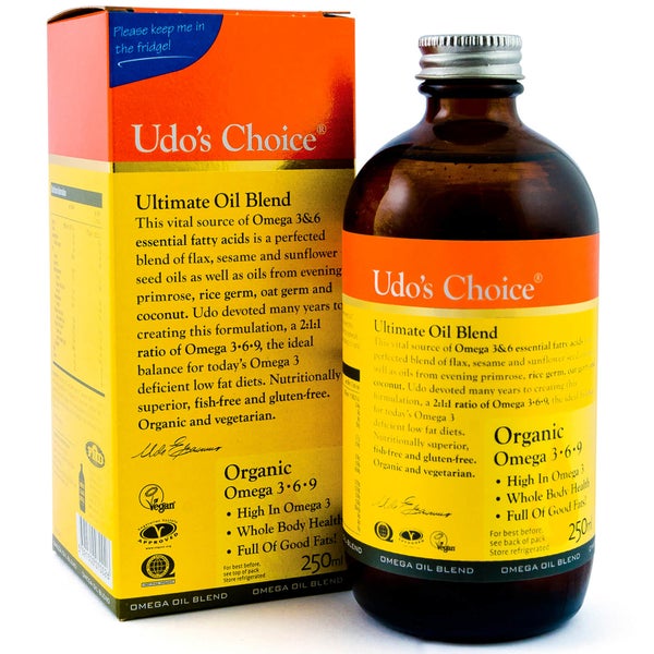 Превосходная смесь органических полезных масел Udo's Choice Organic Ultimate Oil Blend