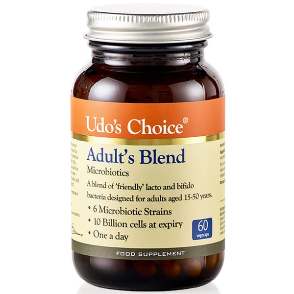 Микробиотическая смесь для взрослых Udo's Choice Adult's Blend Microbiotics — 60 капсул