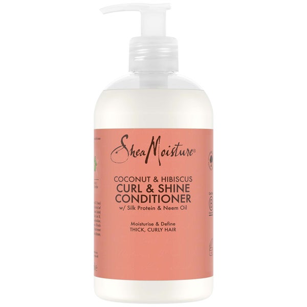Shea Moisture Coconut & Hibiscus Curl & Shine -hoitoaine 384ml