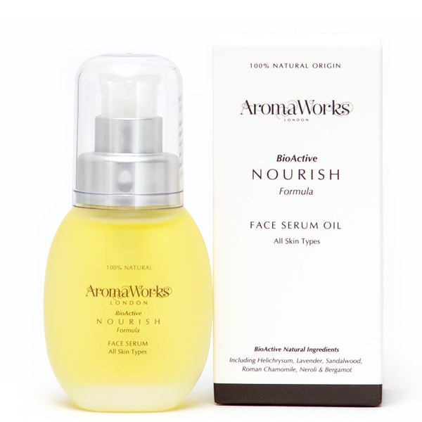 Sérum facial en aceite Nourish de AromaWorks 30 ml