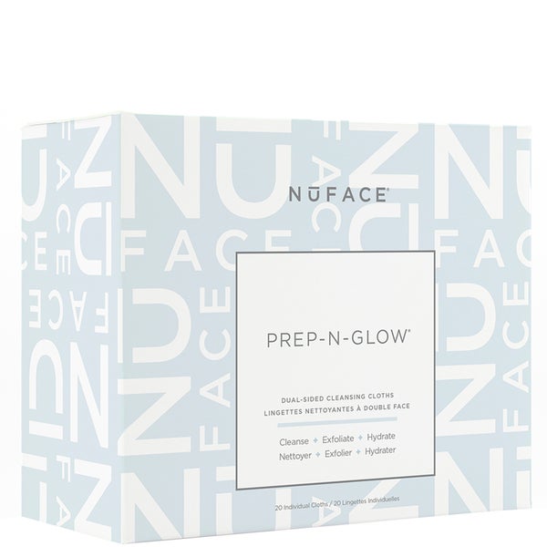 NuFACE Prep-N-Glow chusteczki do oczyszczania, złuszczania i nawilżania skóry