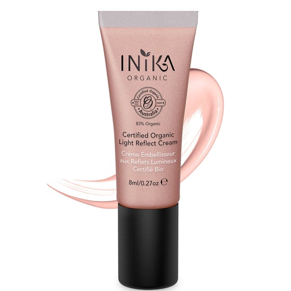 INIKA Certified Organic Light Reflect Cream -nestemäinen korostusvoide