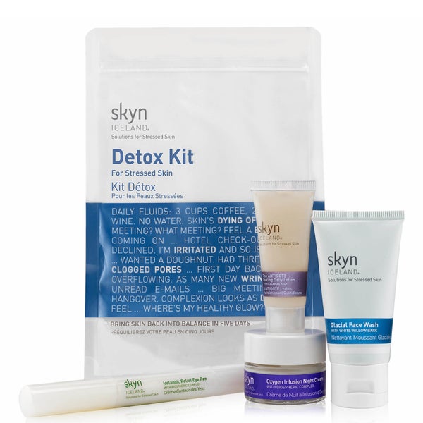 skyn ICELAND Detox Kit for Stressed Skin (4 piece - $52 Value)