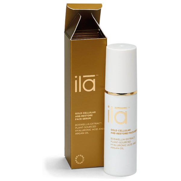 Ila-Spa Gold Cellular Age-Restore Face Serum odmładzające serum do twarzy z komórkami macierzystymi i drobinkami złota 30 ml