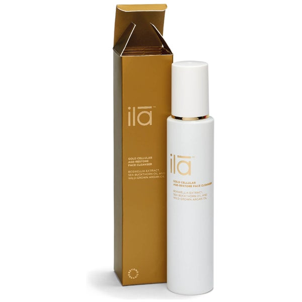 Limpiador facial antienvejecimiento celular Gold de ila-spa 100 ml