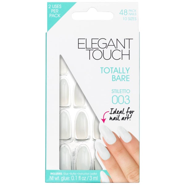 Elegant Touch Totally Bare Stiletto Nails -tekokynnet, 003