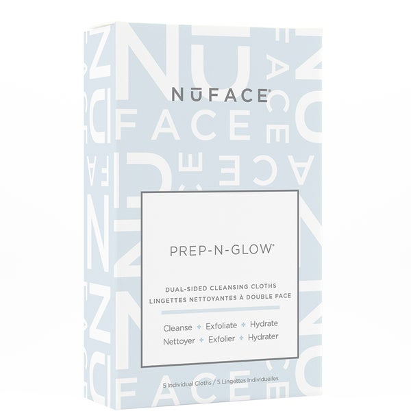 NuFACE Prep-N-Glow salviette esfolianti viso (confezione da 5)