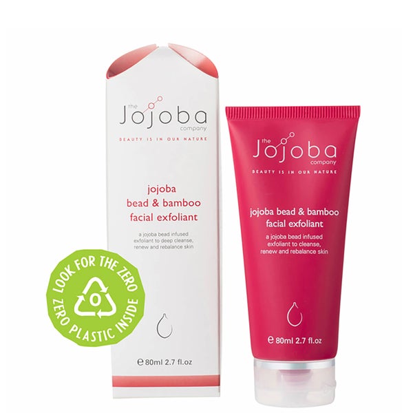 The Jojoba Company Jojoba esfoliante viso alle perle di jojoba e bambù 80 ml