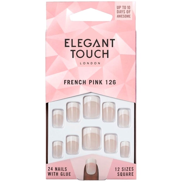 Ongles Manucure Naturelle Elegant Touch – 126 (S) (Pink)