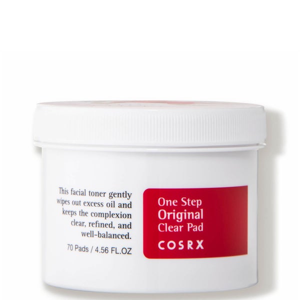 Disques Anti-Imperfections One Step Pimple Clear COSRX (70 disques)