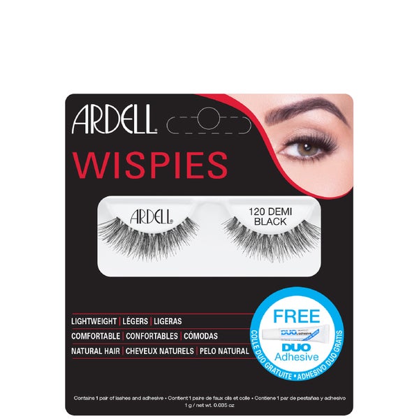 Ardell Demi Wispies False Eyelashes - 120 Black(아델 데미 위스피스 폴스 아이래시 - 120 블랙)