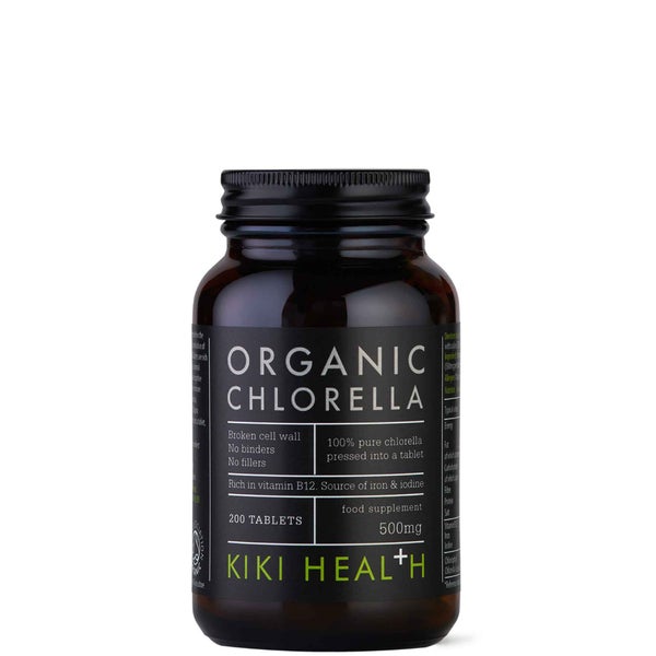 KIKI Health Organic Chlorella tabletter (200 tabletter)