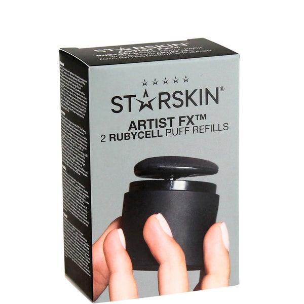 STARSKIN Artist FX™ Rubycell Puff Refill Pack -täyttöpakkaus (kahden setti)