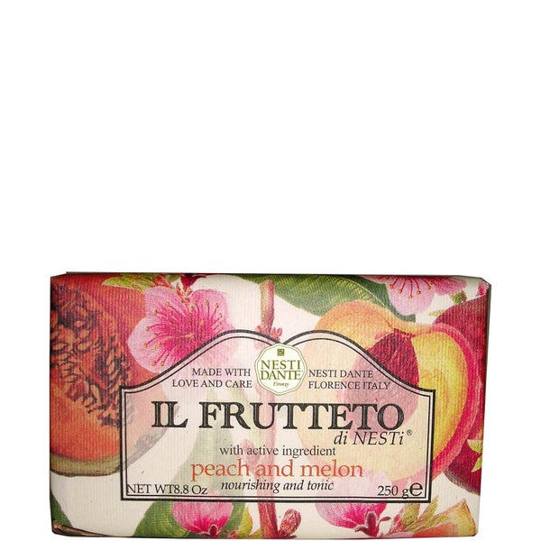 Натуральное мыло «Персик и дыня» Nesti Dante Il Frutteto Peach and Melon Soap 250 г
