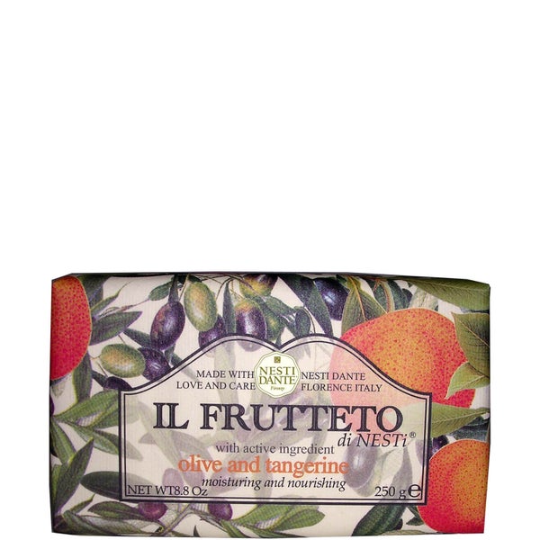 Jabón de aceite de oliva y mandarina Il Frutteto de Nesti Dante 250 g