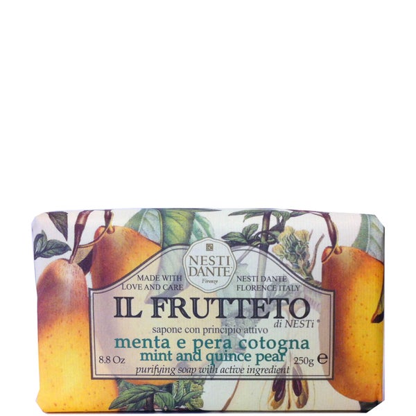 Jabón de menta y membrillo Il Frutteto de Nesti Dante 250 g