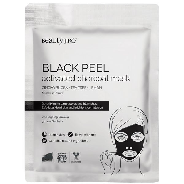 BeautyPro Black Diamond Peel-Off Mask with Activated Charcoal (3 Applications)