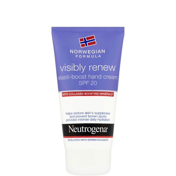 Neutrogena Norwegian Formula Visibly Renew Hand Cream odbudowujący krem do rąk z filtrem przeciwsłonecznym SPF 20 75 ml