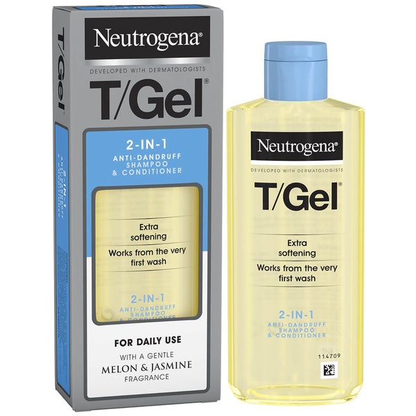 Neutrogena T/Gel 2-in-1 Anti Dandruff Shampoo Plus Conditioner(뉴트로지나 T/Gel 2-in-1 안티 댄드러프 샴푸 플러스 컨디셔너 250ml)