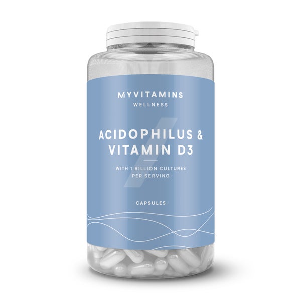 Vitamine D3 & Acidophilius en gélules