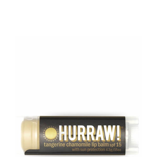 Hurraw! Tangerine Chamomile Lip Balm SPF 15 (4.3g)