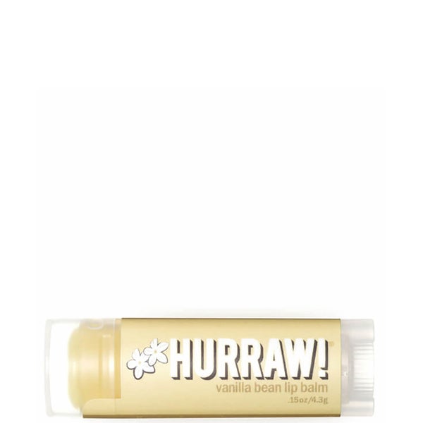 Bálsamo labial de vainilla en rama de Hurraw! 4,3 g