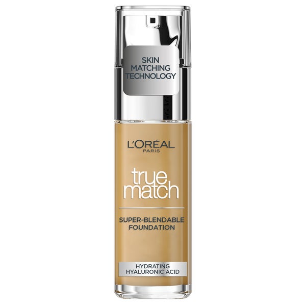 L'Oréal Paris True Match Liquid Foundation with SPF and Hyaluronic Acid - 4W Golden Natural