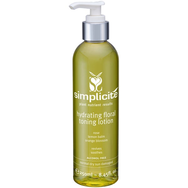 Simplicite Hydrating Floral Toning Lotion Normal/Dry 250ml